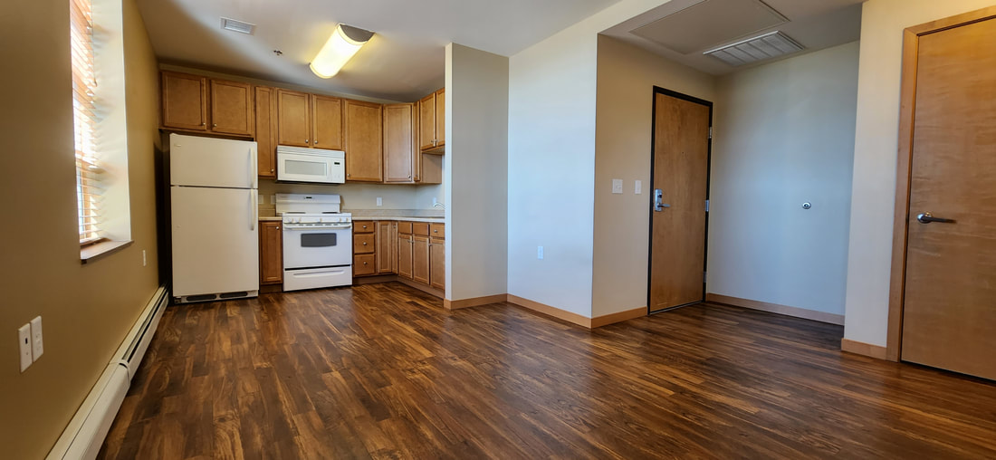 Interior of apartment home at Legacy Apartments located in Jamestown, ND. 