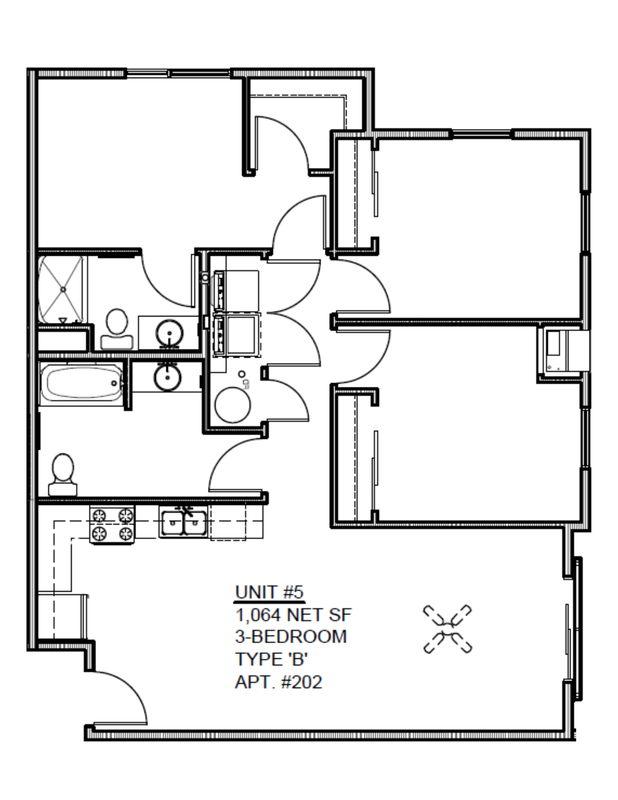 Eagle Flats - 3 Bedroom Floor Plan