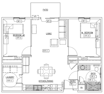 Homefield 3, 2 bedroom floorplan