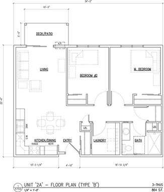 2 bedroom floorplan at Homefield 1